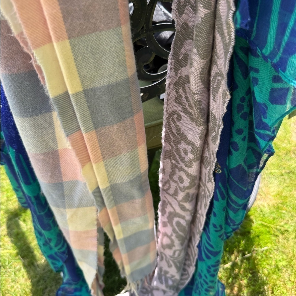 Colorful Patterned Scarves Set